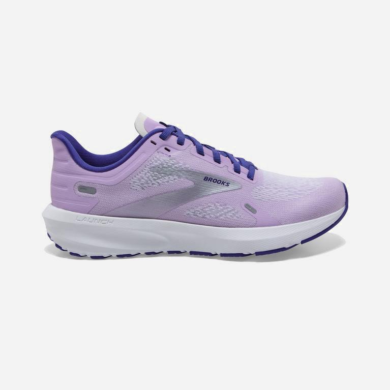 Brooks Launch 9 Womens Lightweight Cushioned Walking Shoes Ireland Lilac/Cobalt/Silver/Purple (GIVK-